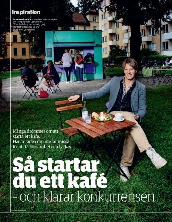 "Så startar du ett kafé", Nya Affärer, Nr 1, 2010 - Start-Up Stockholm