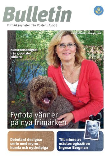 Fyrfota vänner på nya frimärken - Posten