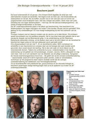programmaboek - Nederlands instituut voor Biologie