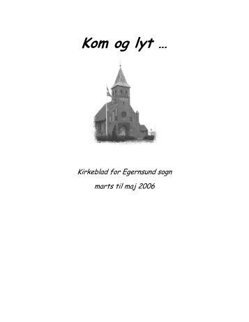 Marts - Egernsund kirke
