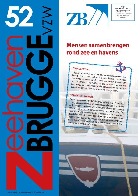 Mensen samenbrengen rond zee en havens - Zeehaven Brugge vzw