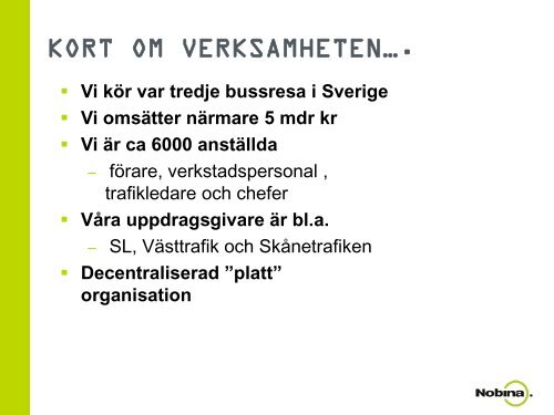 Presentation - Sveriges HR Förening