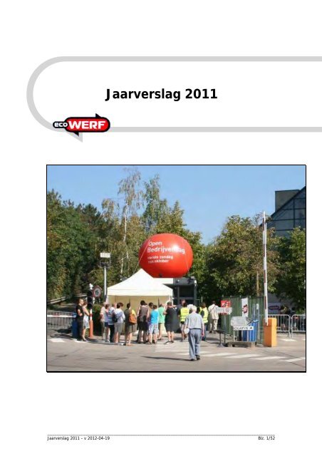 Jaarverslag 2011 - EcoWerf
