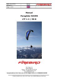 Manual Paraglider RAVEN LTF 1-2 / EN B