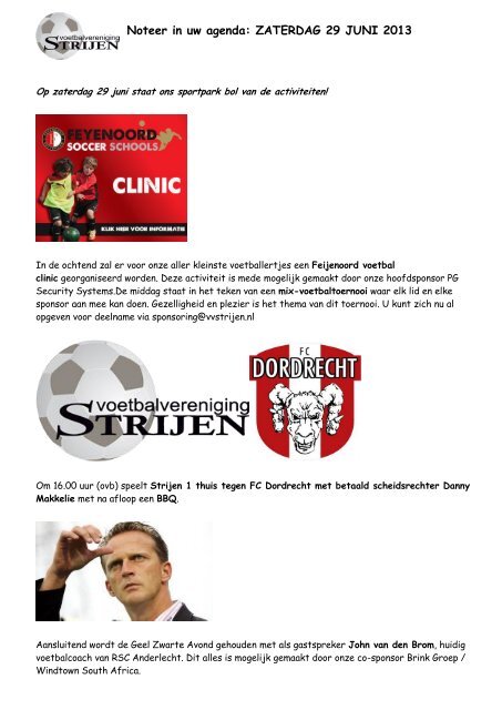 VOETBALVERENIGING STRIJEN