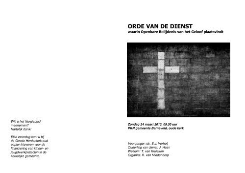 20130324 OrdevanDienst def versie - Hervormde Gemeente ...