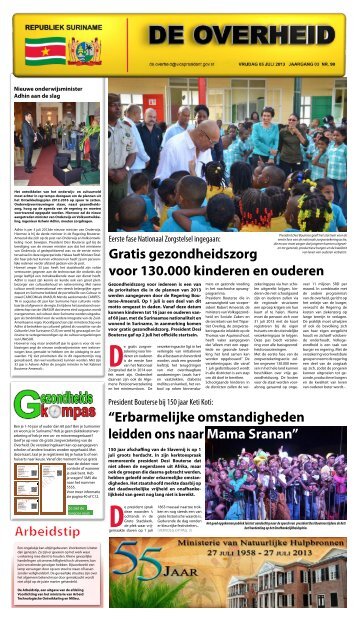 De Overheid Editie 98 - Republiek Suriname