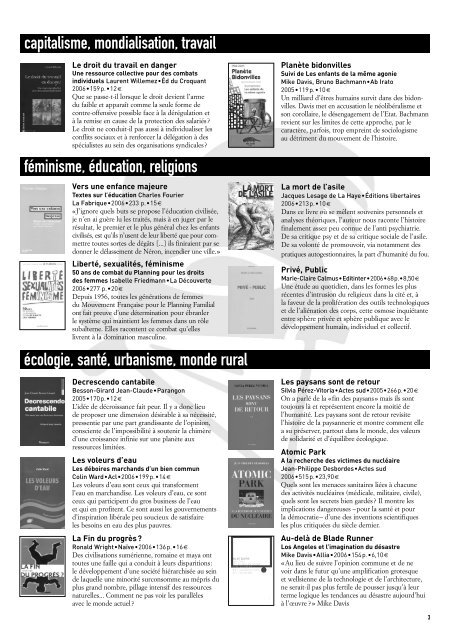 catalogue mai 06 - Quilombo Boutique-Librairie