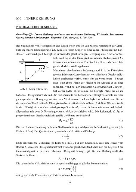 M6 INNERE REIBUNG