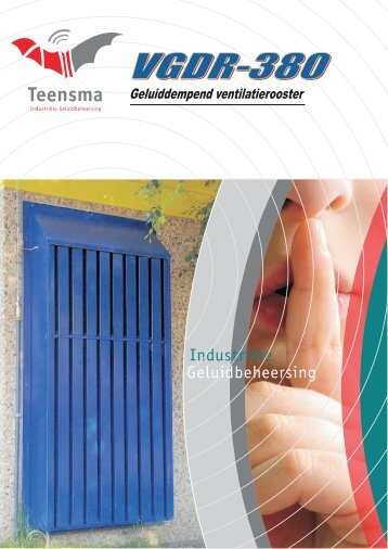 T.I.G. geluiddempend ventilatierooster VGDR-380