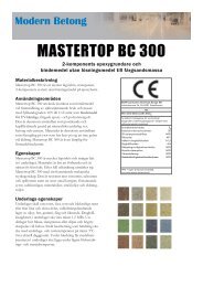 MASTERTOP BC 300 - Modern Betong