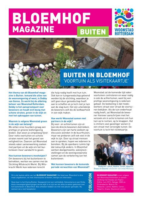 Editie 3, thema Buiten - Woonstad Rotterdam