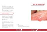 Värt att veta om afte - Colgate Professional