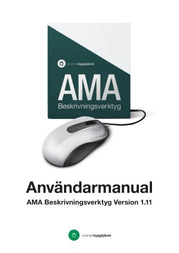 Användarmanual - Svensk Byggtjänst