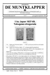 1 bu Japan 1837-69, Tokugawa shogunate - Egmp