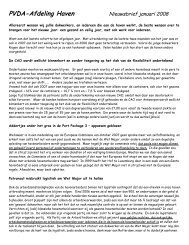 PVDA-Afdeling Haven Nieuwsbrief januari 2008