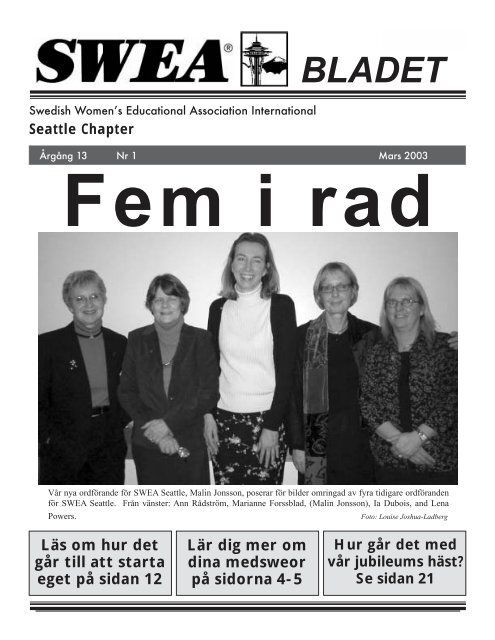 BLADET - Swea Seattle