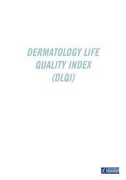 DERMATOLOGY LIFE QUALITY INDEX (DLQI) - Pfizer Medica