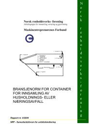 bransjenorm for container for innsamling av ... - Avfall Norge