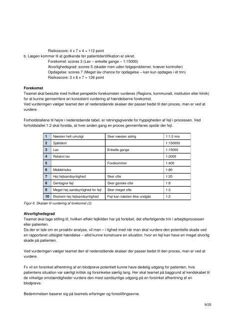 FEJLKILDEANALYSE METODEBESKRIVELSE - Dansk Selskab for ...