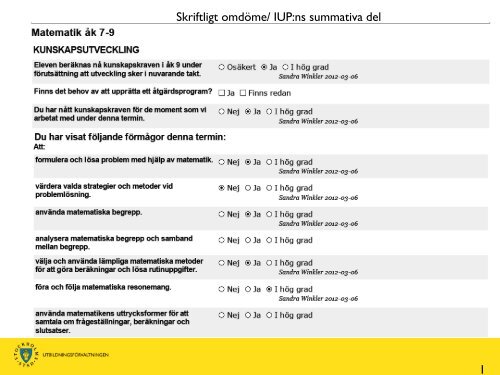 En bedömningsresa med Aspuddens skola