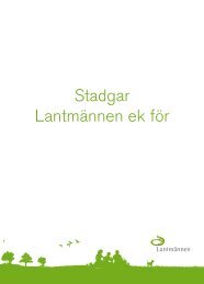 Lantmännens stadgar