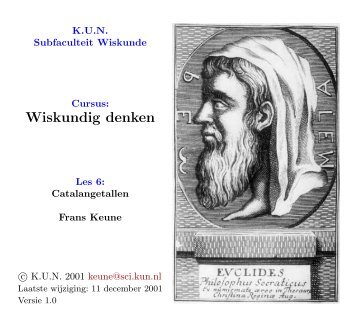 Wiskundig denken - Wiskunde