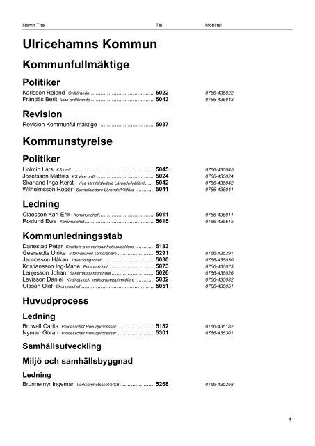 Ledning - Ulricehamn