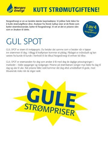 GUL SPOT - NorgesEnergi