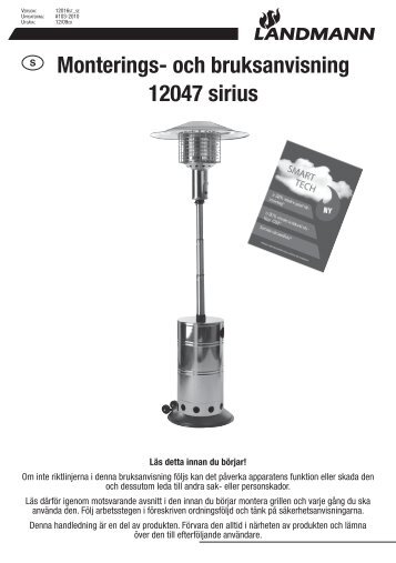 Monteringsanvisning - Landmann