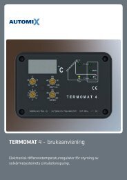 Reglercentral, Termomat 4 - Metro Therm AB
