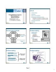 Page 1 Inhoud Humane risico-evaluatie ... - ModelEAU
