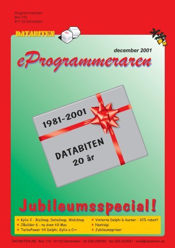 Programmeraren december 2001 - Databiten
