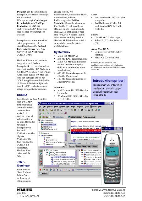 Programmeraren december 2001 - Databiten