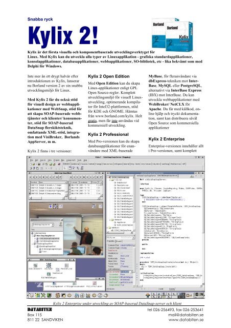 Programmeraren december 2001 - Databiten