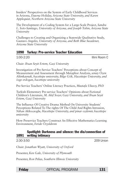 Download QI2011 Preliminary Program - International Congress of ...