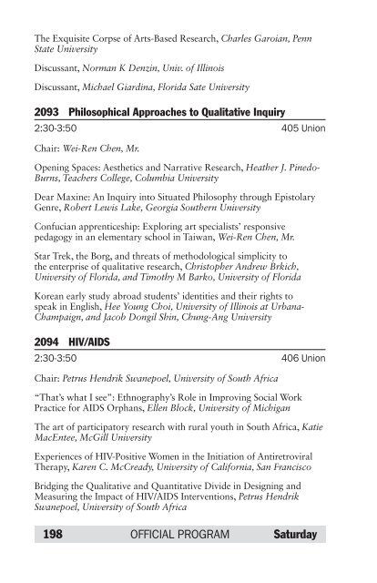 Download QI2011 Preliminary Program - International Congress of ...