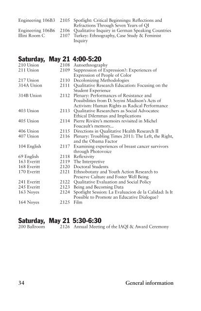 Download QI2011 Preliminary Program - International Congress of ...