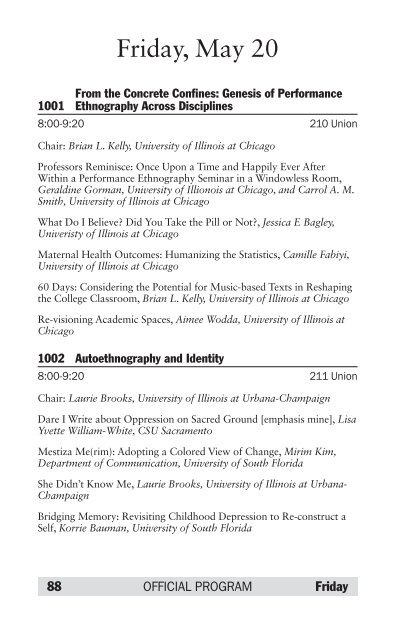 Download QI2011 Preliminary Program - International Congress of ...