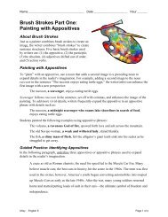 Painting with Appositives - Moore Public Schools