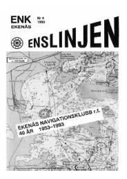 Enslinjen 1993 - Ekenäs Navigationsklubb rf