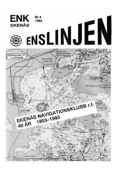 Enslinjen 1993 - Ekenäs Navigationsklubb rf