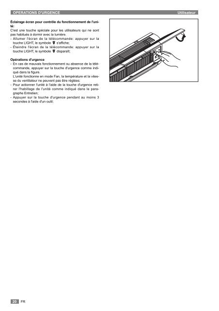 OPERATING AND INSTALLATION MANUAL - Johnson Controls