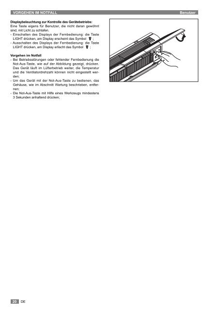 OPERATING AND INSTALLATION MANUAL - Johnson Controls