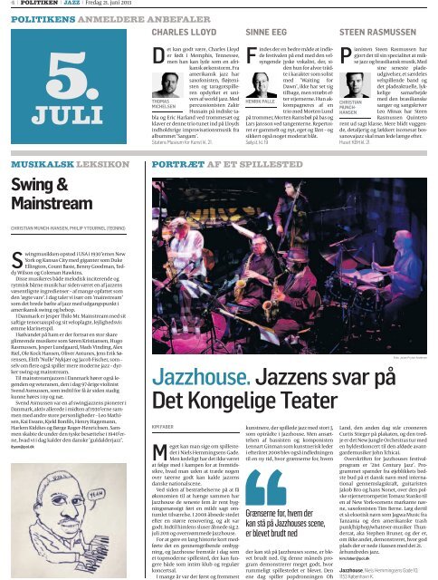 POLITIKEN 5 - Copenhagen Jazz Festival