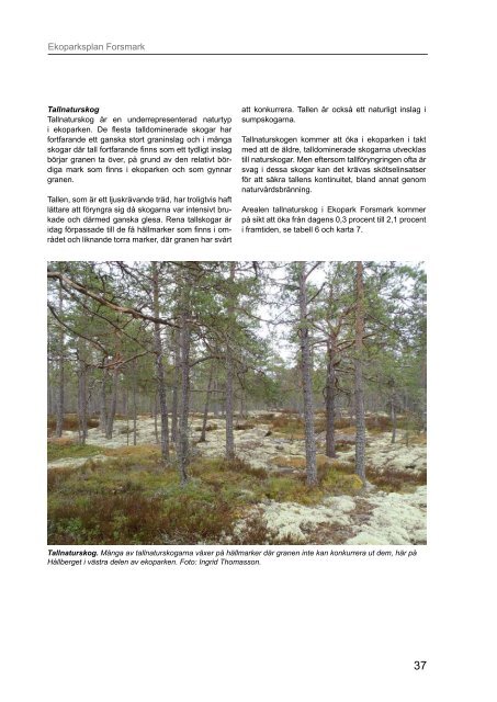 4. Naturvårdsmål i Ekopark Forsmark - Sveaskog