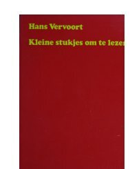 Kleine_stukjes_om te lezen pdf - Hans Vervoort