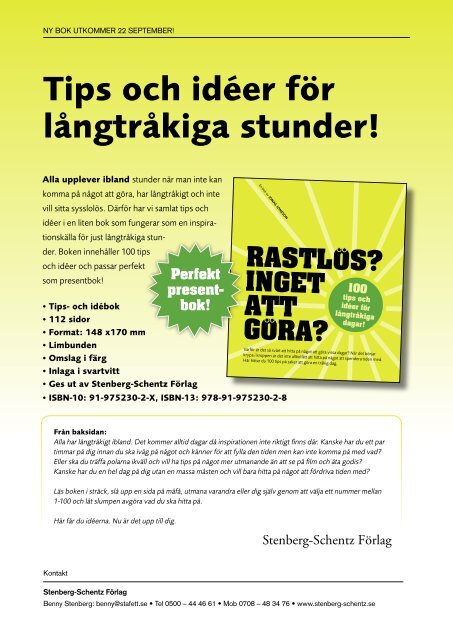 Tips och idéer för långtråkiga stunder!