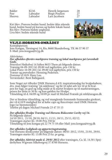 Münsterländeren nr. 3 i 2011 - Dansk Münsterländer Klub