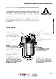 Armstrong omgekeerde-emmer condenspotten - Klinger